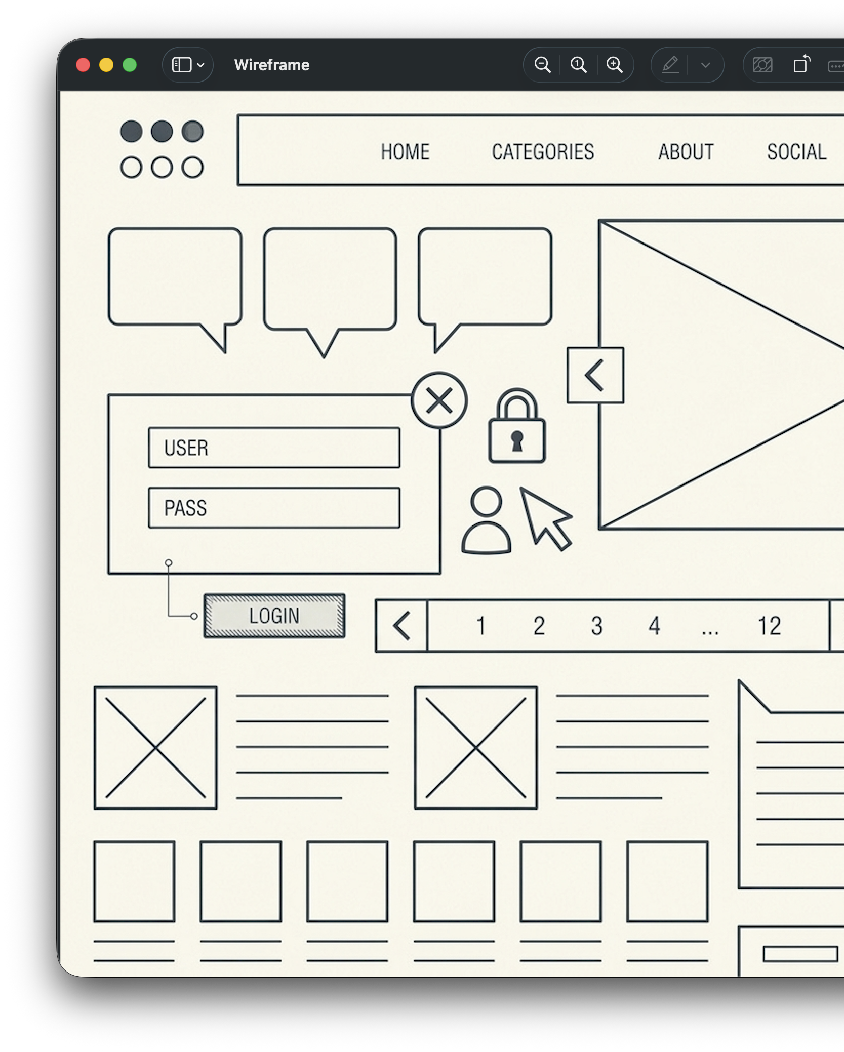 Colorful digital illustration of a futuristic woman with blue and yellow hair in Affinity